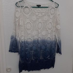 CONRAD C collection Embroidered Sweaters, Siz S/P